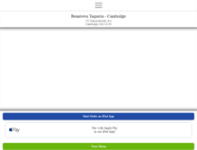 Tablet Screenshot of cambridgebeantowntaqueria.com